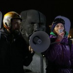 Протест лыжников в центре Софии